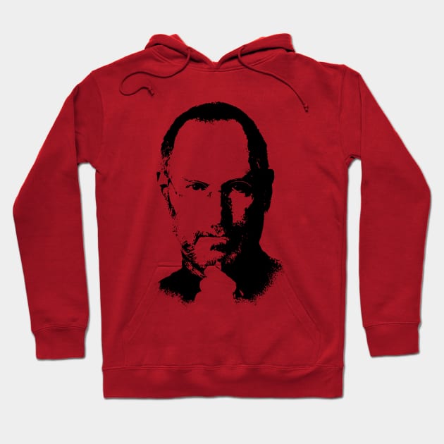 Steve Jobs Portrait Hoodie by phatvo